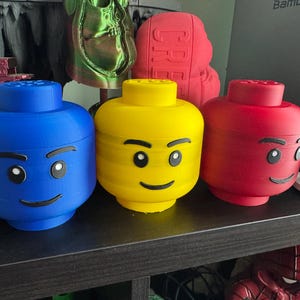 Lego storage head
