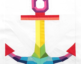 Hold Fast Anchor Quilt Block