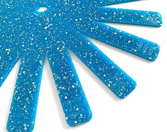 Sparkly Point Turner: Electric Blue