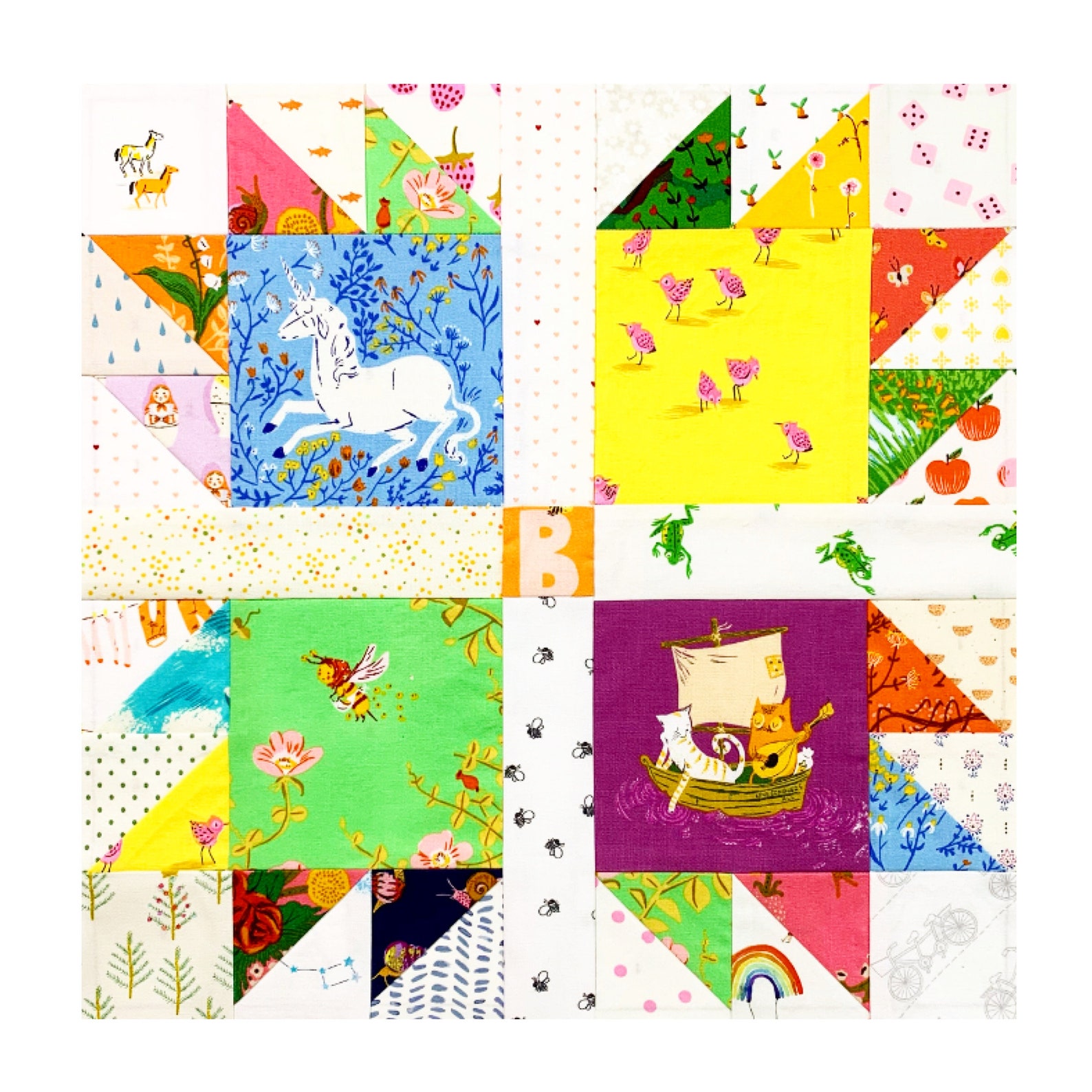 FPP Bear Paw Quilt Block Etsy