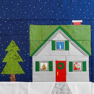 Home for the Holidays Quilt Block