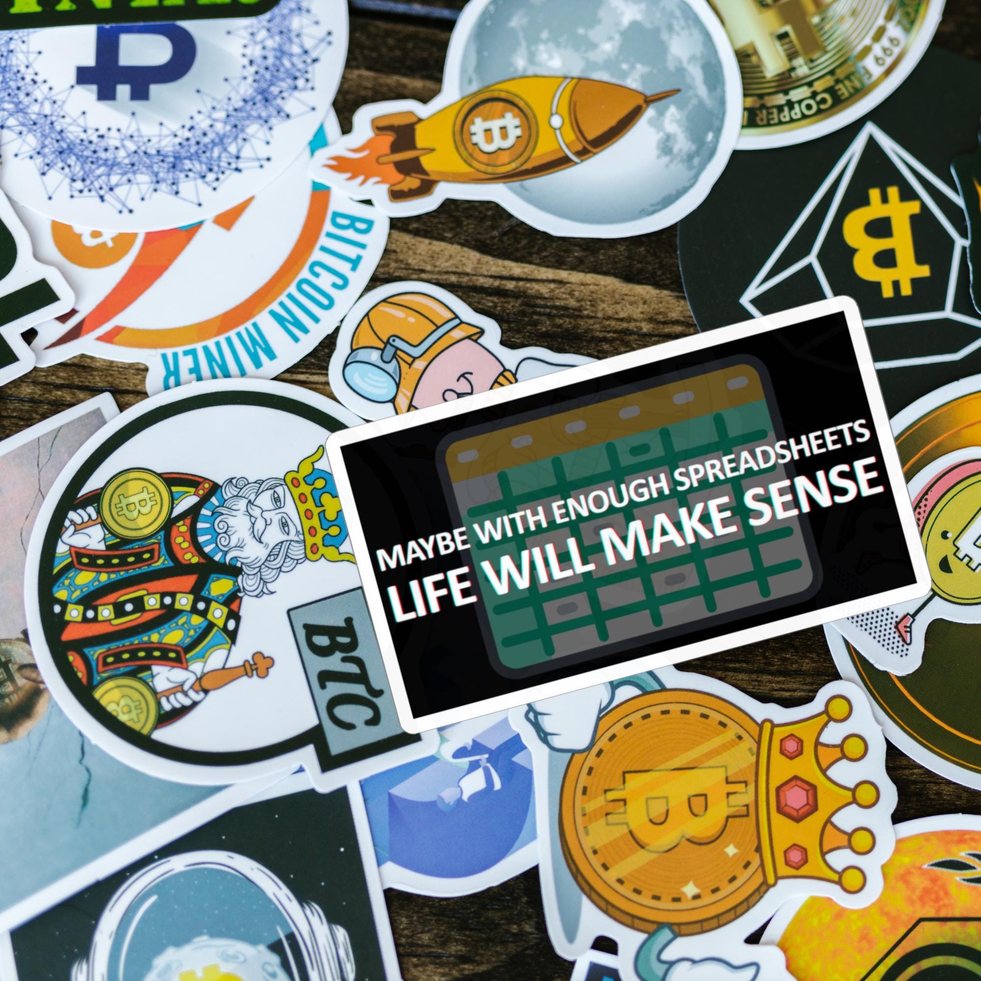 Maybe Spreadsheets Sticker - Excel Meme, Excel Spreadsheet Joke ...
