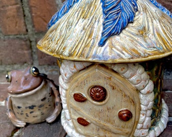 Toad House, Fairy Hut, Gnome Cottage, Mother's Day gift
