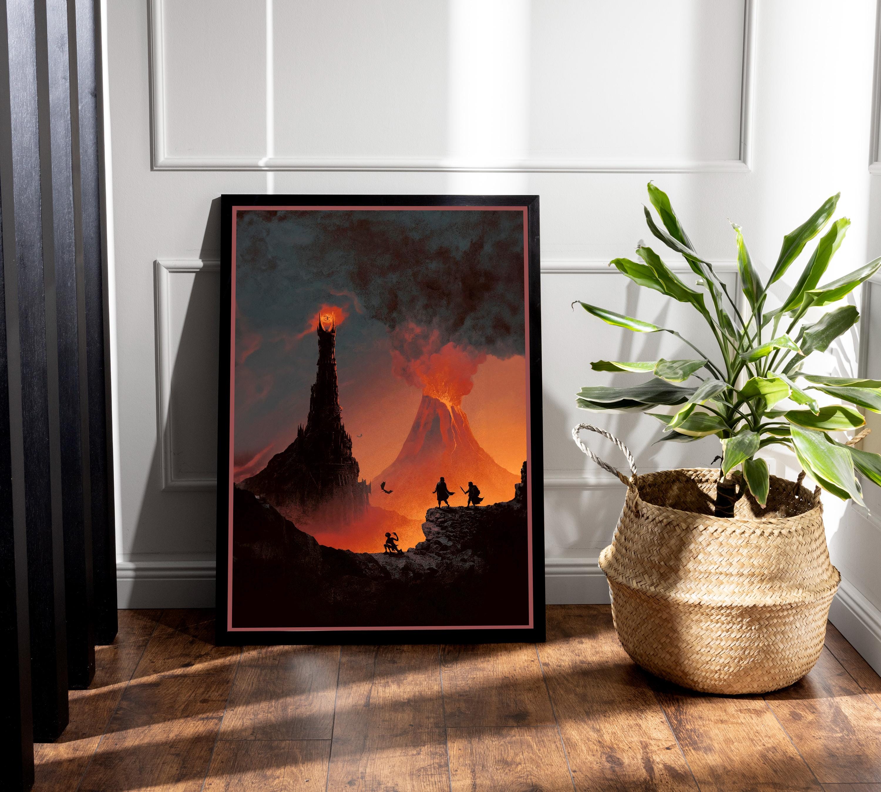 Lord of the Rings Mordor Poster Printable PDF, LOTR Mordor Middle Earth ...