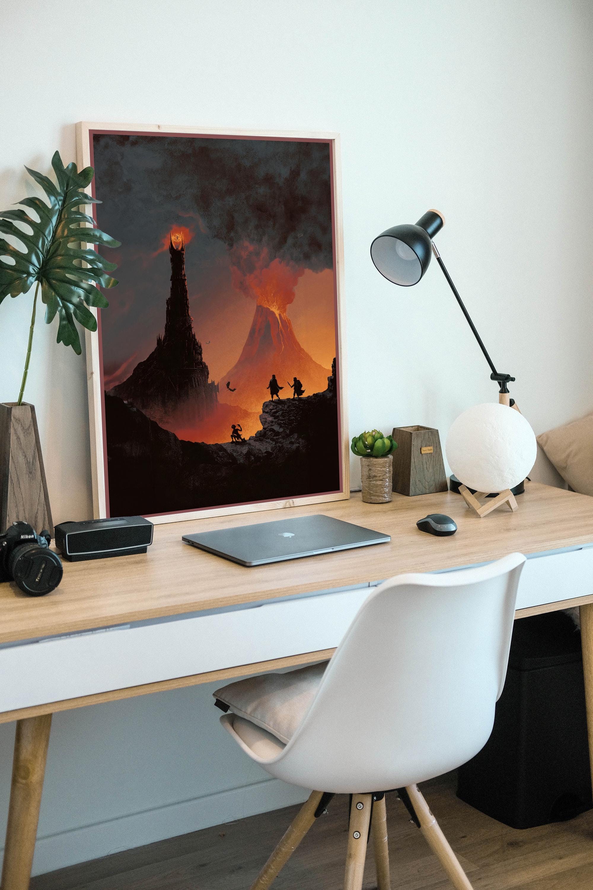 Lord of the Rings Mordor Poster Printable PDF, LOTR Mordor Middle Earth ...