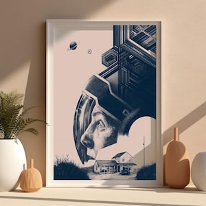 Interstellar Movie Poster Printable PDF, Interstellar by Christopher Nolan Digital Wall Art, Home Wall Decor, Birthday Gifts