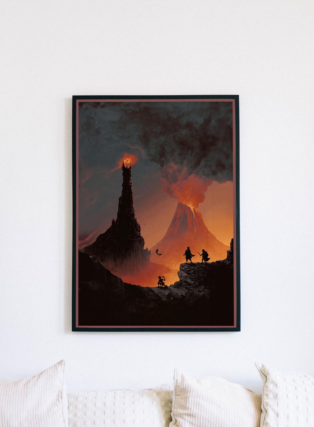 Lord of the Rings Mordor Poster Printable PDF, LOTR Mordor Middle Earth ...