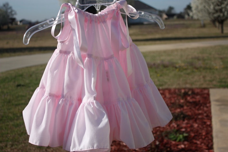 Heirloom Ruffle-tiered Pillowcase Dress with sassy ruffle bloomers panty image 3