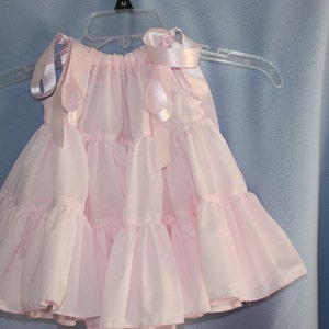 Heirloom Ruffle-tiered Pillowcase Dress with sassy ruffle bloomers panty image 2