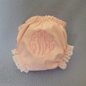Special Price diaper cover Girl - bloomer - girl diaper cover - cover up the diaper  - Monogram - Initials - - handmade - photo shoot