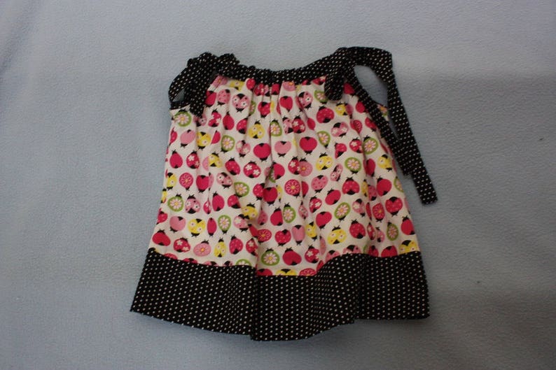 Ladybug First Birthday Pillowcase Dress immagine 1