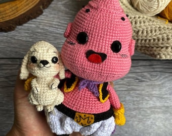 Majin Buu Anime Pattern Amigurumi Majin Buu Crochet Pattern, Majin Buu Doll, Dragon Ball Amigurumi ENGLISH & SPANISH