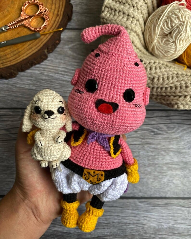 Majin Buu Anime Pattern Amigurumi Majin Buu Crochet Pattern, Majin Buu ...