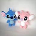 2in1 PDF CROCHET PATTERN Jumbo Stitch, Angel and Scrump Doll | amigurumi blue alien pattern| Disney Lilo and Stitch