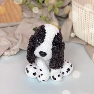 Crochet Puppy pdf PATTERN - Crochet Cocker spaniel pattern- Crochet Dog pattern - Amigurumi cocker spaniel - Crochet Dog Plush -Dog Tutorial