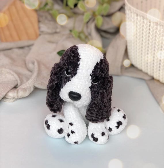 Crochet Puppy pdf PATTERN - Crochet Cocker spaniel pattern- Crochet Dog pattern - Amigurumi cocker spaniel - Crochet Dog Plush -Dog Tutorial