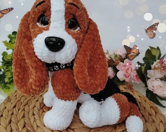 Dog Crochet Pattern. Dog Knotted Lovey Crochet Pattern. crochet puppy crochet pattern PDF Christmas gift Baby shower English PDF