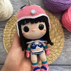 Chi-Chi Amigurumi Crochet Pattern, Dragon Ball Anime Doll (PDF Pattern)