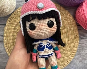 Chi-Chi Amigurumi Virkmönster, Dragon Ball Anime Docka (PDF-mönster)