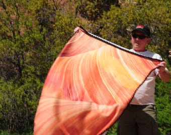 The Wave Polar Fleece Throw