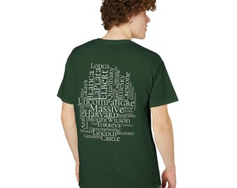Colorado 14er Unisex DryBlend® T-Shirt featuring Mini Mount Sneffels