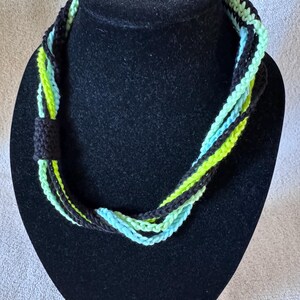 Crocheted Glow Necklace
