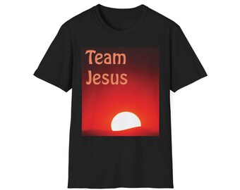 Team Jesus T-Shirt | Sunset Praise Christian Tee