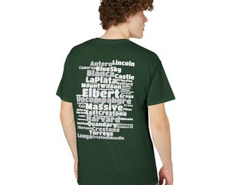Colorado 14er Unisex DryBlend® T-Shirt featuring Mini Maroon Bells