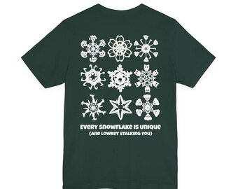 Snarky Snowflake Critters Tee | Vintage Animal Snowflakes