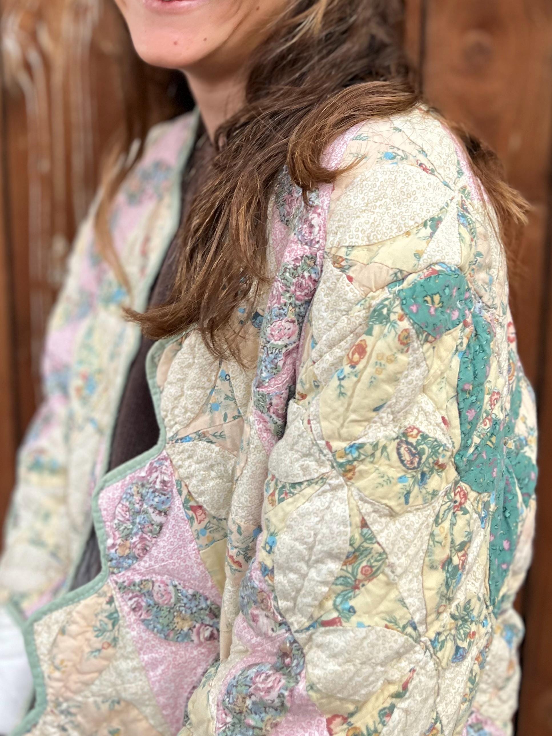 Vintage Quilt Jacket - Etsy