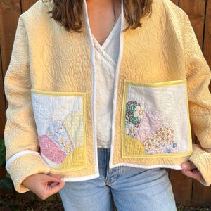 Yellow Quilt Jacket