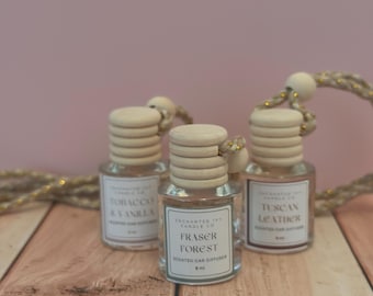 Non-Toxic Hanging Glass Car Air Freshener Mini Car Diffuser