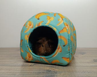 Guinea Pig & Hedgehog Hideout – Cozy Sleeping House for Small Pets, Mini Rabbit Bed, Chinchilla Cave