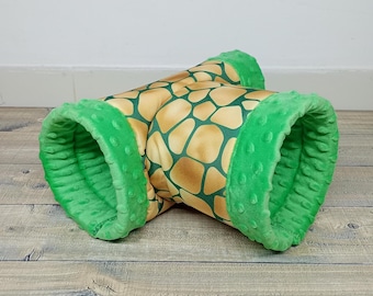 Cozy guinea pig tunnel, guinea pig accessories, hedgehog hideout