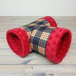 Fleece Guinea Pig Tunnel - Cave for Hedgehogs - Cozy Small Pet Hideout