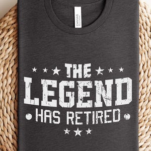 The Legend Has Retired Shirt, Funny Retirement T-Shirt, Retirement Gift for Men, Teacher Retirement T-Shirt, Retired 2025 Gift Idea