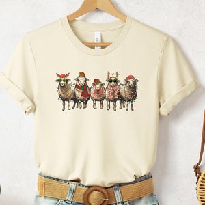 Christmas Sheep Shirt, Funny Animal Shirt, Country Christmas Shirt, Funny Xmas Shirt, Sheep Shirt, Farmer Shirt, Western Shirt, Sheep Tee