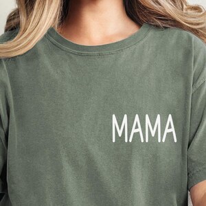Mama Shirt, Comfort Colors Mama Shirt, Pocket Mama Shirt, Pregnancy Reveal Shirt, Mama Shirt, Mother&#39;s Day Shirt, Mother&#39;s Day Gift Shirt