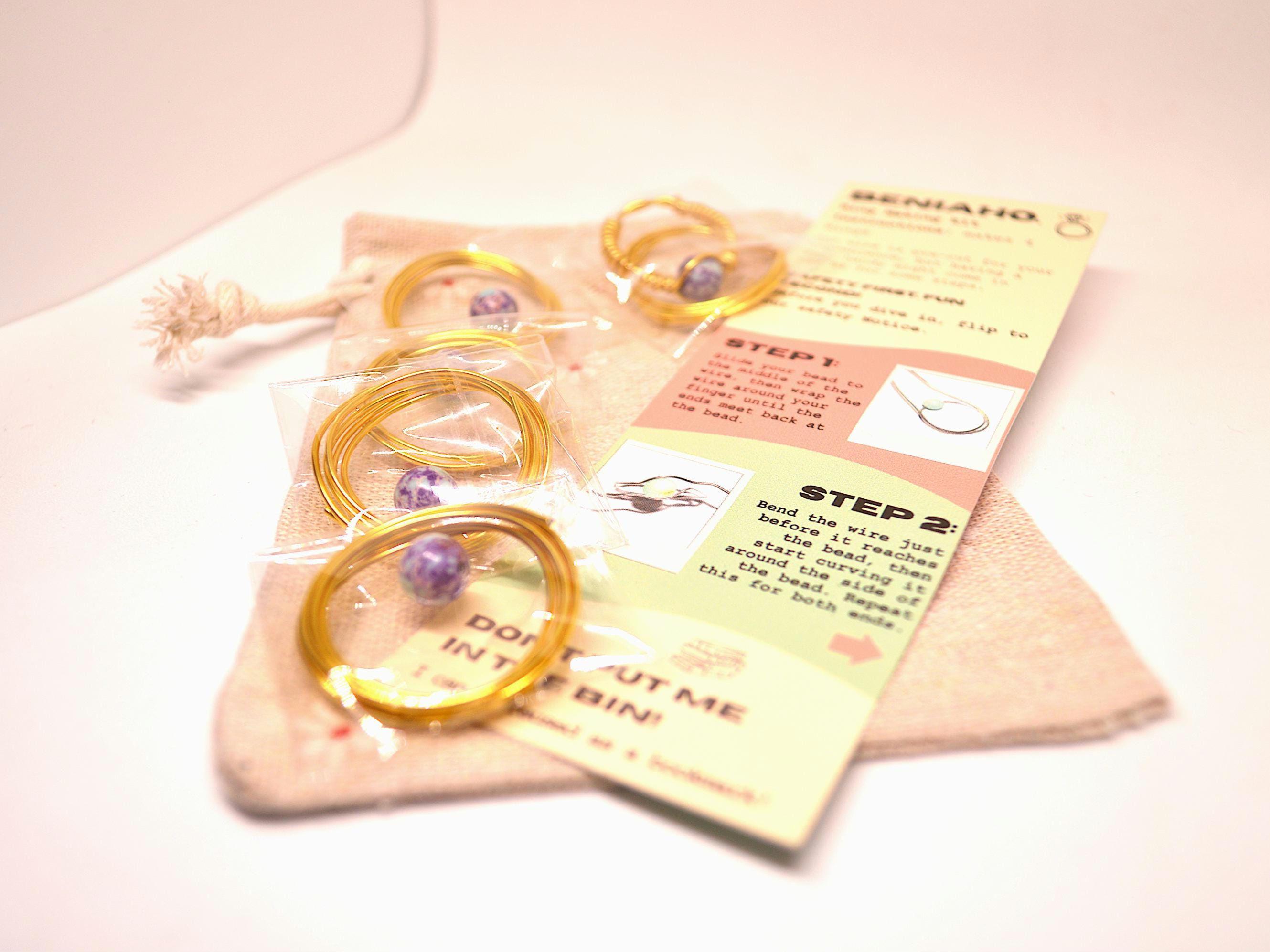 Ring Making Kit Gold - Adult DIY Kit - Includes Instructions - Craft ...