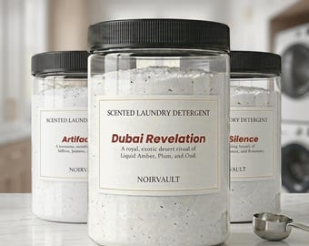 Highly Scented Laundry Detergent Powder | Designer Fragrance, Non-Toxic, HE Safe Boutique Soap