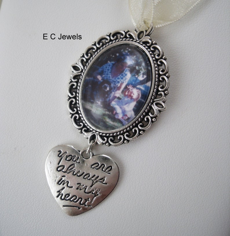 Custom Photo Bouquet Charm Etsy