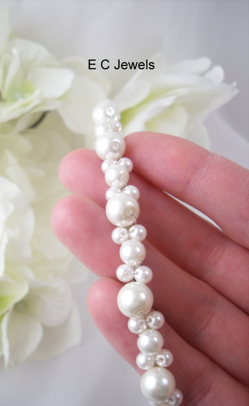 Pearl Tiara / Headband Etsy