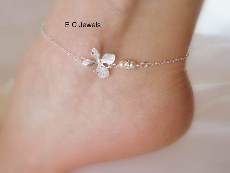 Pick your Color Simplicity Orchid Anklet