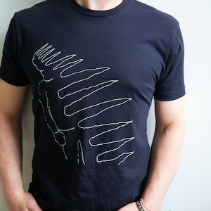 Auflösung Herren T-Shirt, Größe extra großes Unisex T-Shirt, schwarzes Tshirt, Rundhalsausschnitt, weiches T-Shirt,