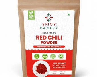 Red Chili Powder – Pure Ground Red Chilies, Bold Heat Spice for Cooking, Single Ingredient Seasoning