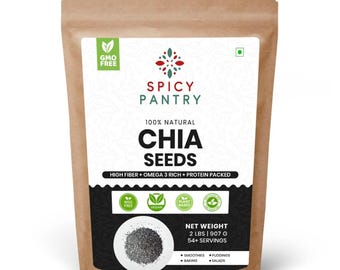 Chia Seeds – Natural Whole Seeds for Smoothies, Baking & Daily Cooking | Fresh Pantry Ingredient