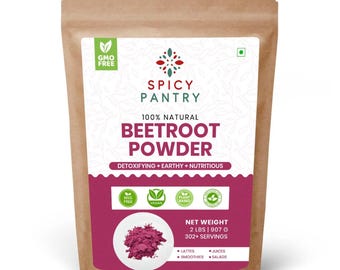 Polvo de remolacha / Polvo de remolacha de un solo ingrediente / Polvo vegetal rojo natural para batidos, repostería y cocina