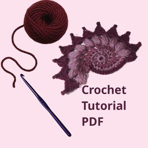 Zelfstudie spiraal haken in vrije vorm met bladerdeeg