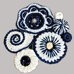Freeform Crochet Tutorial/pattern - Multiple Motifs - Spirals and ...