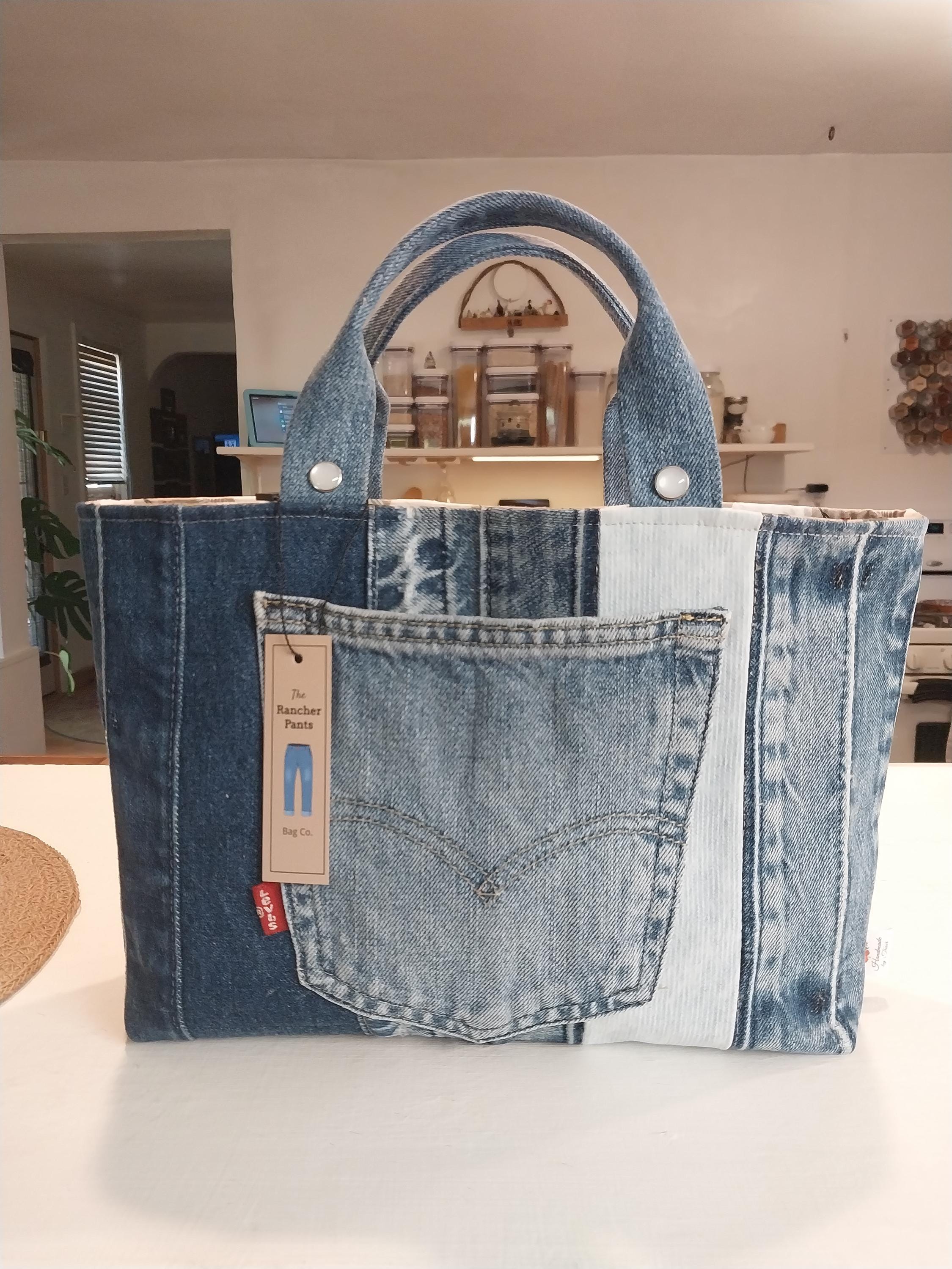 Denim Remake Bag - Etsy